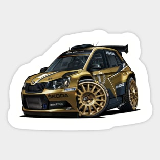 2018Skoda FábiaR5 WRC Sticker